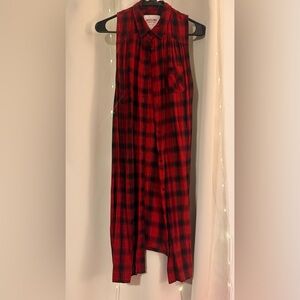 Mossimo Supply Co. Red Plaid Dress
